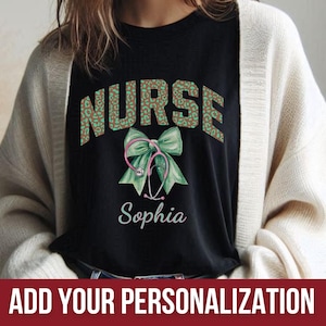 Custom Nurse Sweatshirt, Nursing Sweatshirt, Floral Nurse Crewneck, Nurse Sweater, RN Shirt, Nurse Graduation Gift, Nurse Appreciation Gift