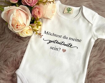 Body babybody ¿Quieres ser mi patentante? Pregunta regalo patentado