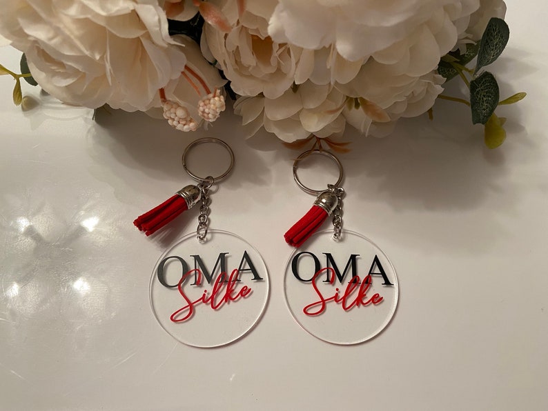 Keychain Personalized With Name Mama Mom Papa Dad Grandma - Etsy