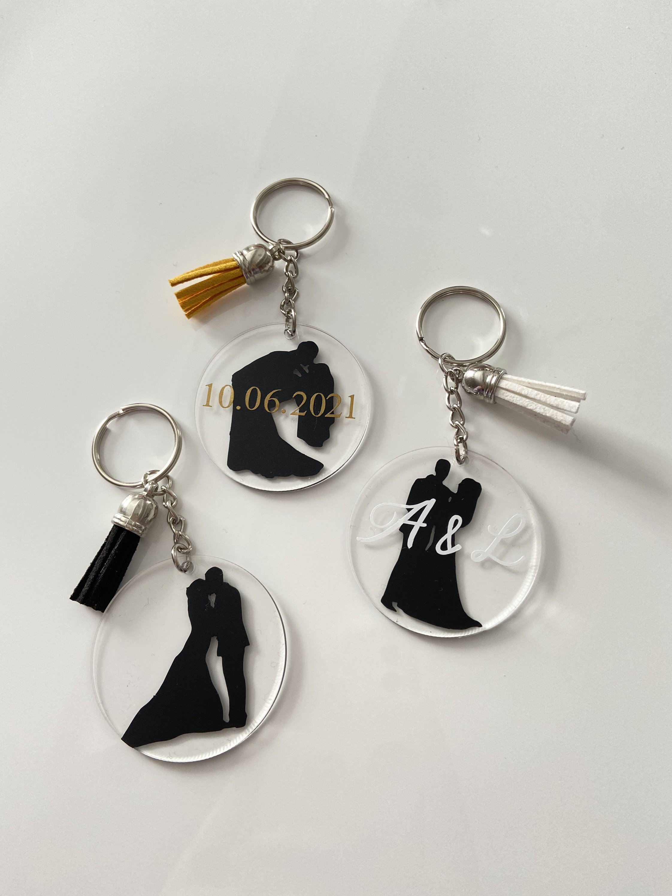 Keychain Personalized to Wedding Wedding Gift for the Etsy