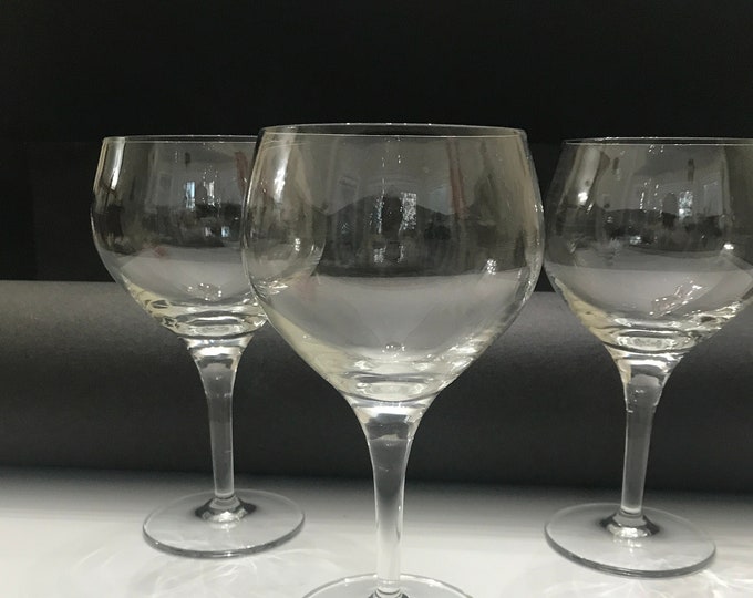 Vintage Red Wine/Burgundy Wine Glasses