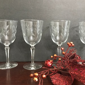 Libbey’s  Windswept Wine/Water  Goblets