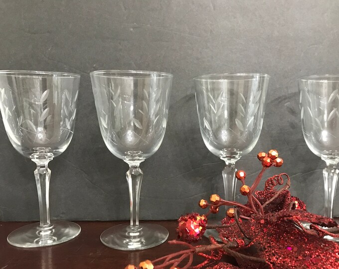 Libbey’s  Windswept Wine/Water  Goblets
