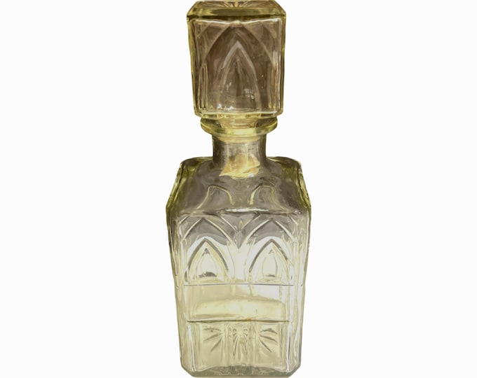 Vintage 1968 Ezra Brooks  Liquor Decanter, Unique Mancave Gift, Vintage Barware Liquor Bottle