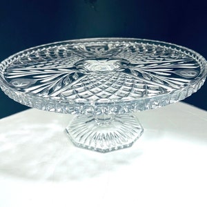 ヴィンテージ クリスタルケーキスタンド Crystal cake stand vintage - Etsy 日本