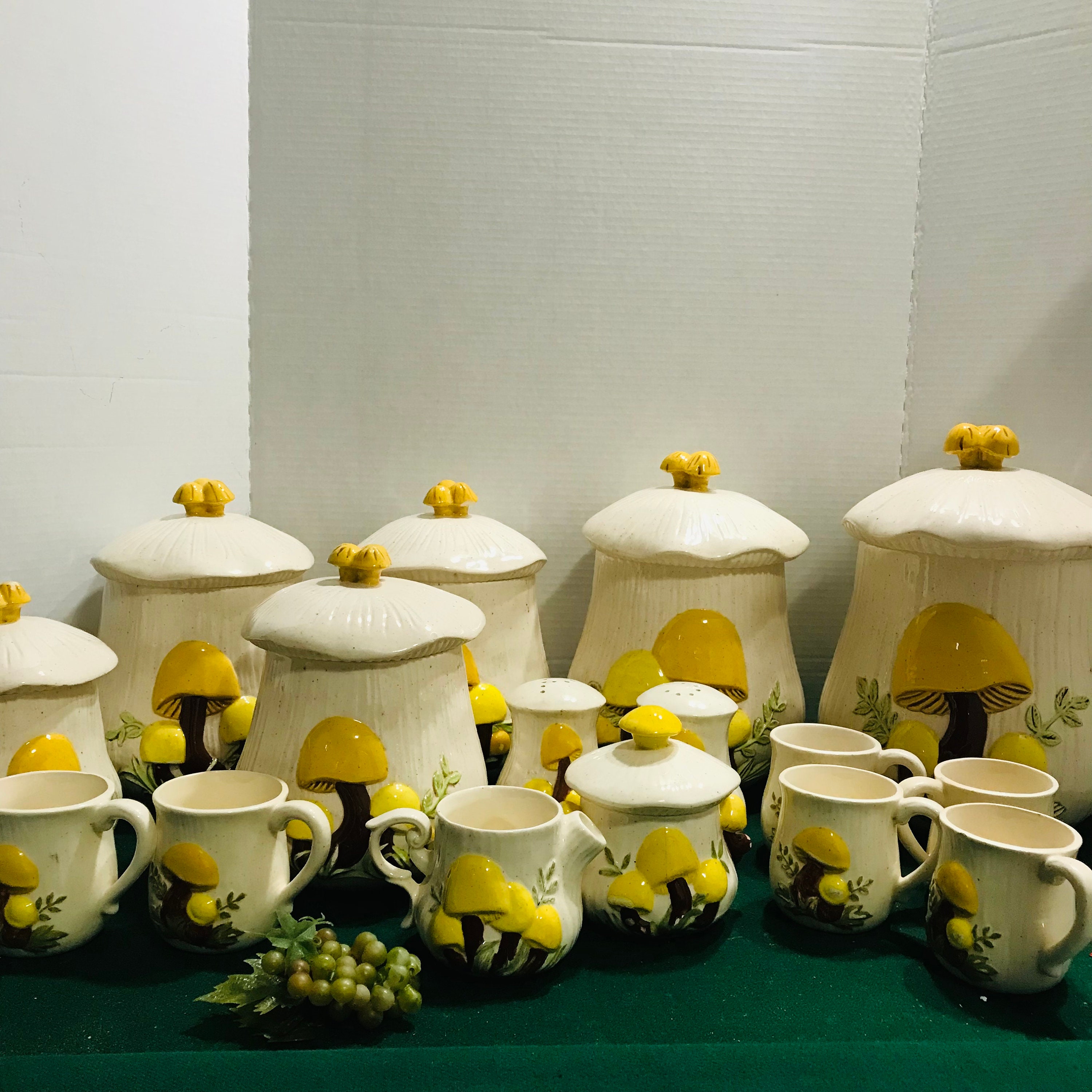 Kitchen, Vintage Ray Controljapan Mushroom Ceramic Tea Set