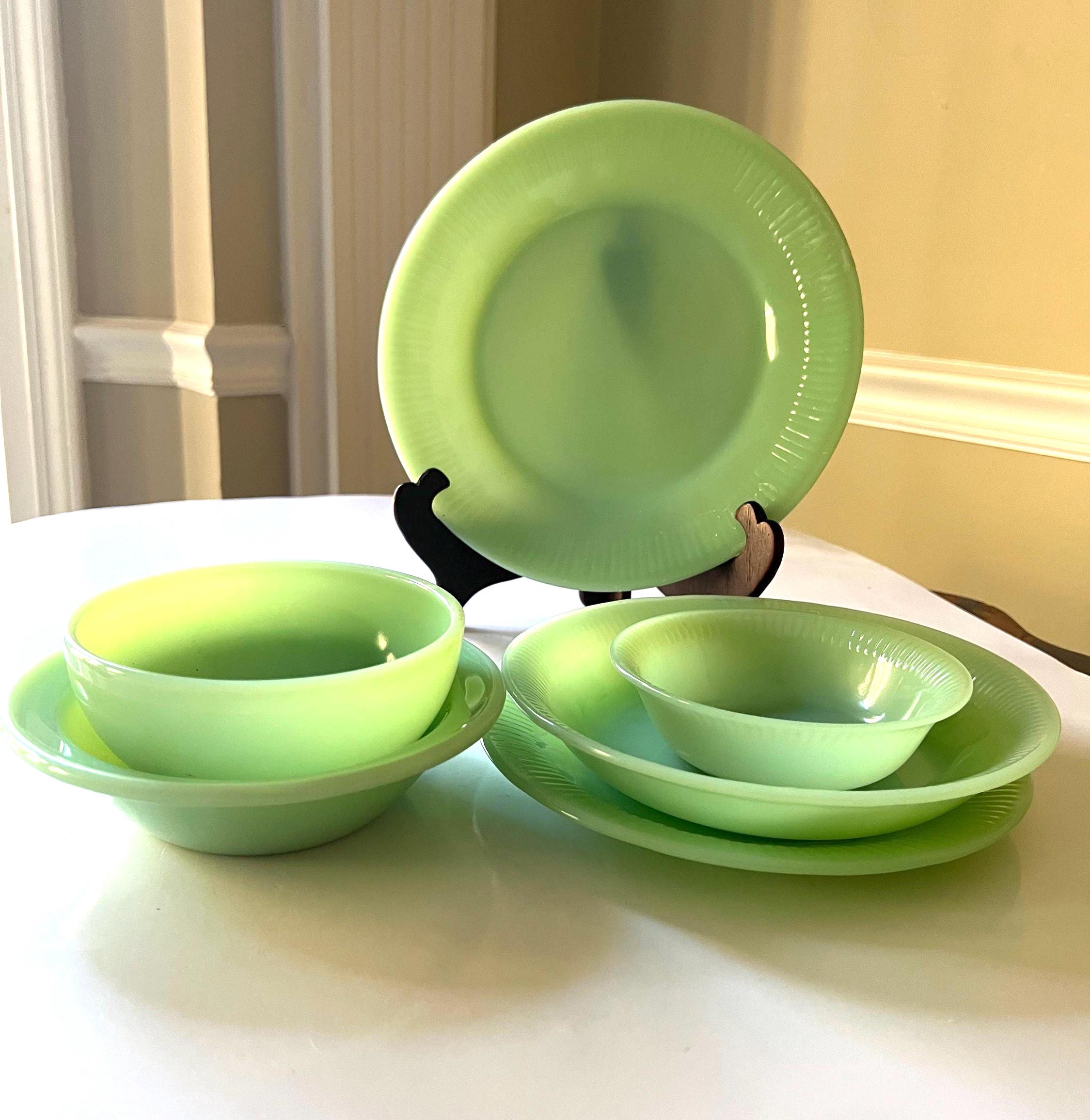 Jadeite dinner plates hotsell