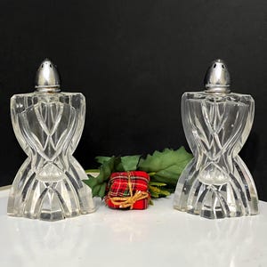 Lead Crystal Salt and Pepper Shakers