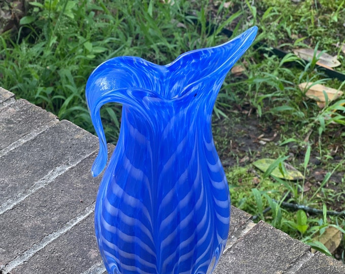 Art Glass Pitcher Vase Murano?