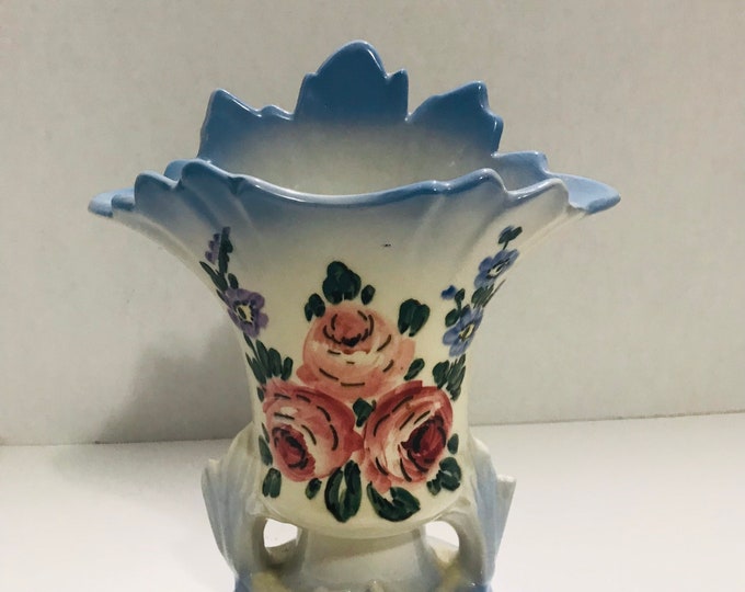 Vintage Camark Vase/ Hand Painted