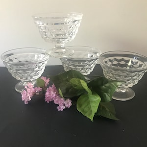 Fostoria American Sundae/Sherbet/Dessert Cup/ Pedestal Sundae Glass