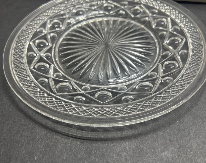 Imperial Glass Salad Plates, Imperial Glass Cape Code Dessert Plates