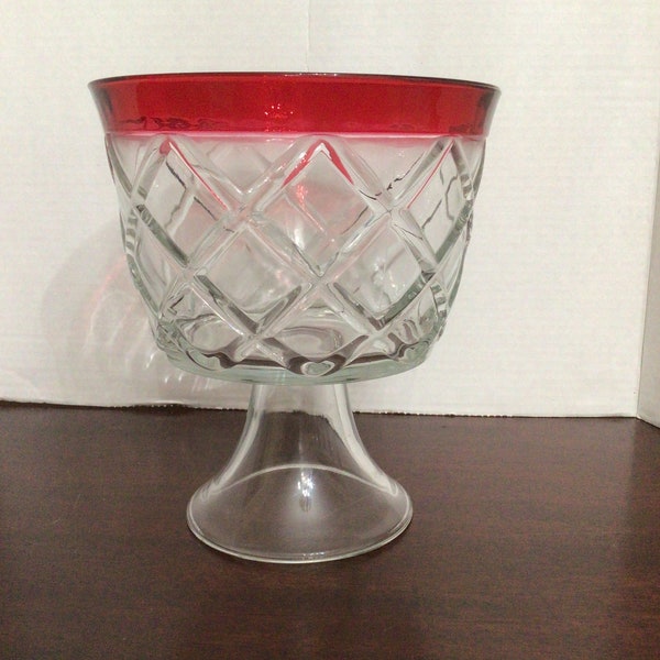 Glass Trifle Bowl Etsy