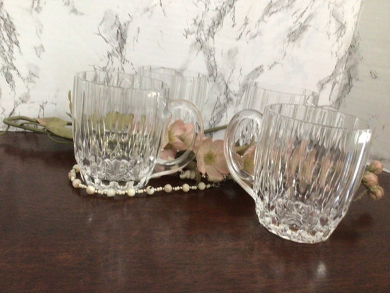 Gorman Crystal Mug Althea Cut/ Coffee Mugs/ Hot Chocolate Mug