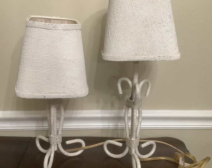 Vintage Metal Leviton Lamps Underwriter Laboratories Certified