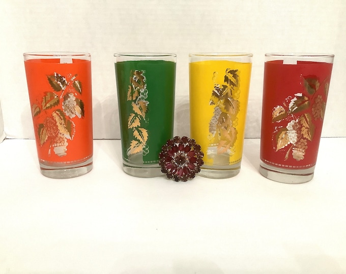 Barlett Collins Highball Tumblers Barware Mid Century Modern