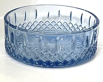 ヴィンテージ インディアナガラス プリンセスブルー キャンディ