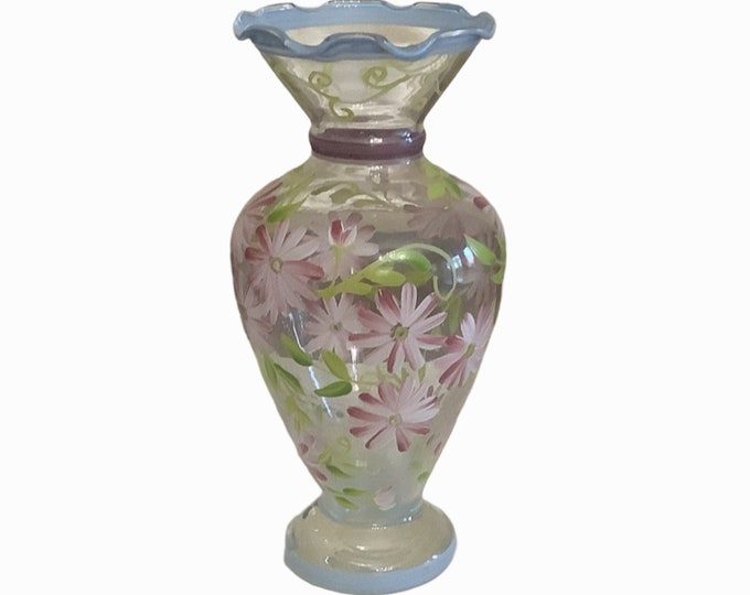 Tracy Porter Hand Painted Bud Vase