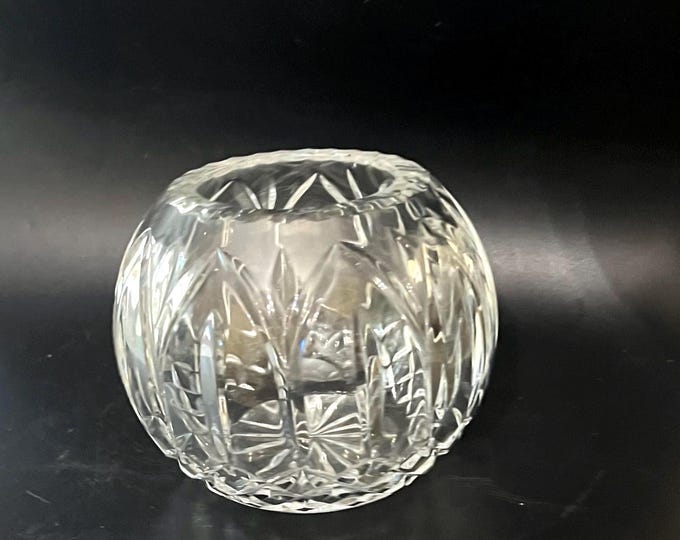 Vintage Crystal  Rose Bowl: Giftware