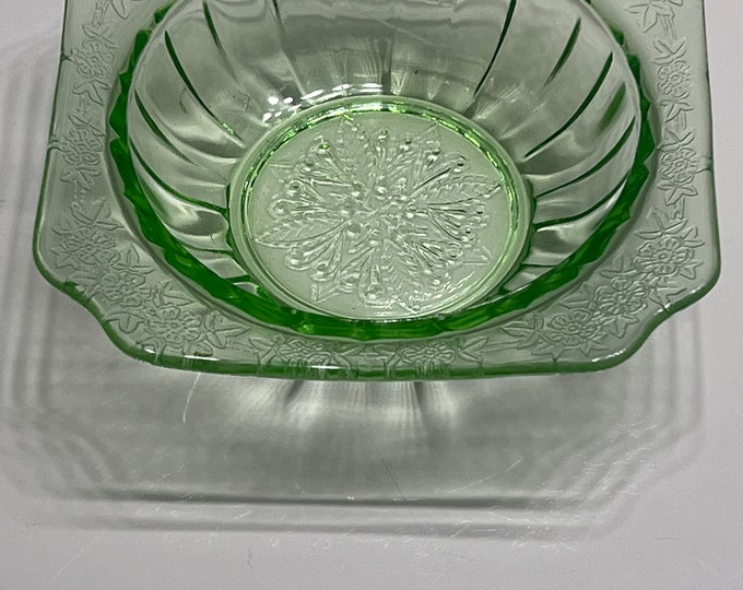 Jeannette Glass Company Dessert Bowls,  Adam Green Dessert Bowls