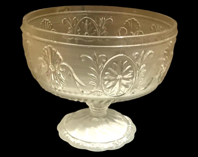 Vintage Daisy Comport/Compote,  Indiana Glass/ Glass Bowl