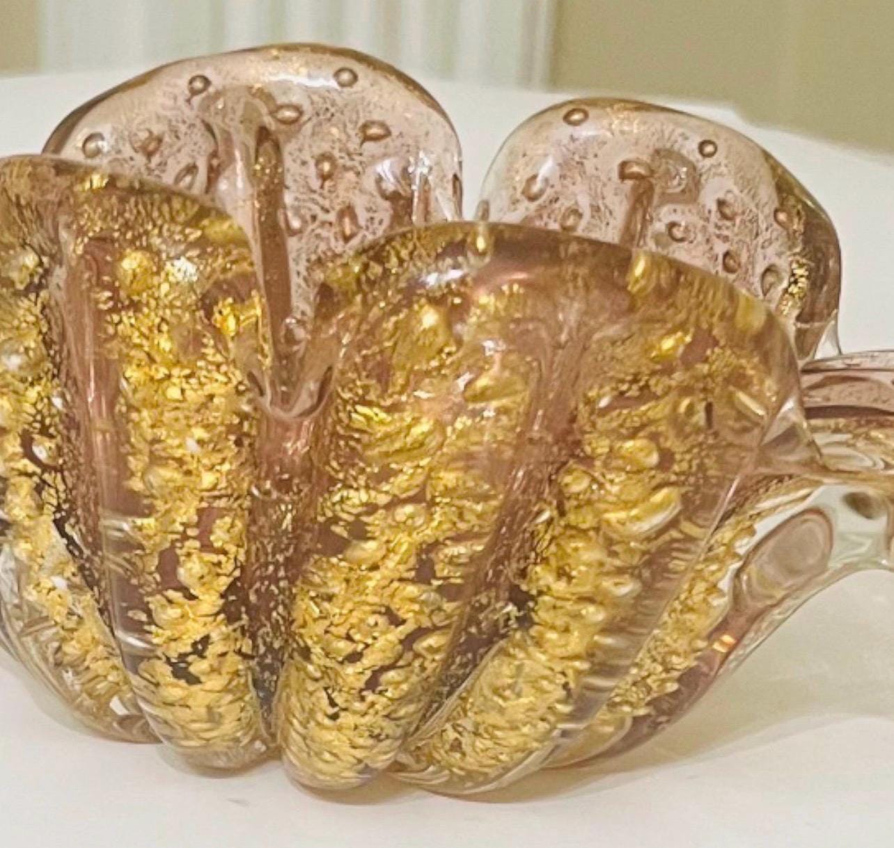 Barovier & Toso, Featuring the 'cordonato D'oro' or 'zebrati