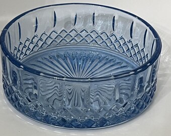 ヴィンテージ インディアナガラス プリンセスブルー キャンディ