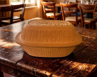 Schlemmertopf German Terracotta Clay Baker  Roaster 843