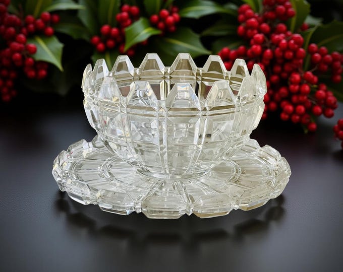 GCY17 Bowl by Godinger, With Towle 24% Lead Crystal Sandwich Cake Plate Buying Choice