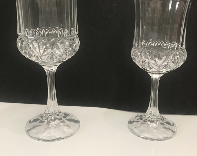 Cristal De Flandre  Wine/Water Goblets, Fascination Lead Crystal Goblets