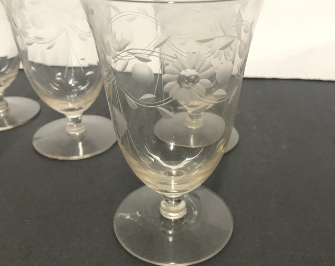 Seneca Water/ Juice Glasses Cut 250, Seneca Glasses
