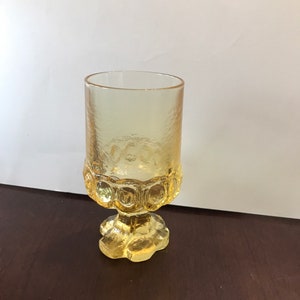 Tiffin Franciscan Madeira Cornsilk Yellow  120  Juice/Wine/ Water/ Glass/ Goblet