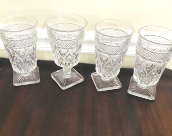 Imperial Cape Cod Water, Wine Goblets, Vintage Glasses, Goblets