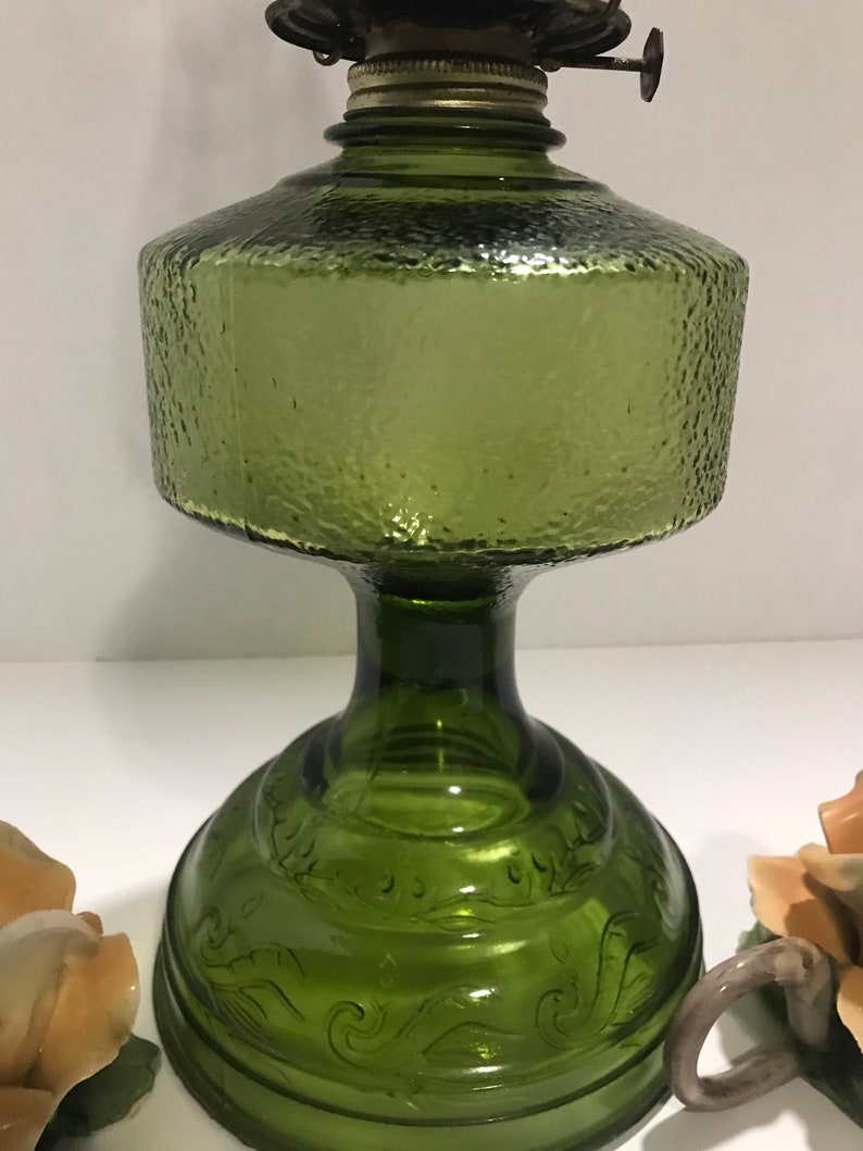 Oil/kerosene Lamp/wick/burner/tall and Heavy Etsy