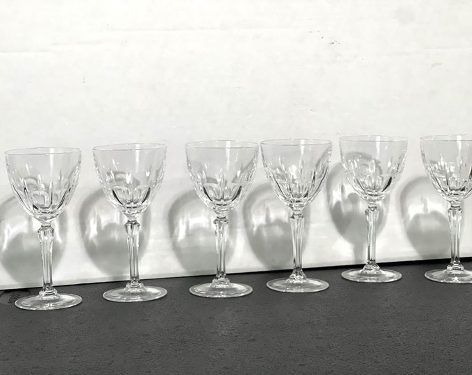 Bergerac by Cristal D’Arques Durand Port Wine Glasses/ Crystal/ Gift
