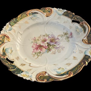 R S Prussia Germany Saxe Altenburg Cake Plate