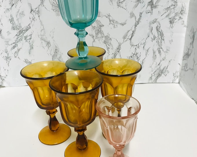 Old Williamsburg by Imperial Glass Water/ Wine Goblets