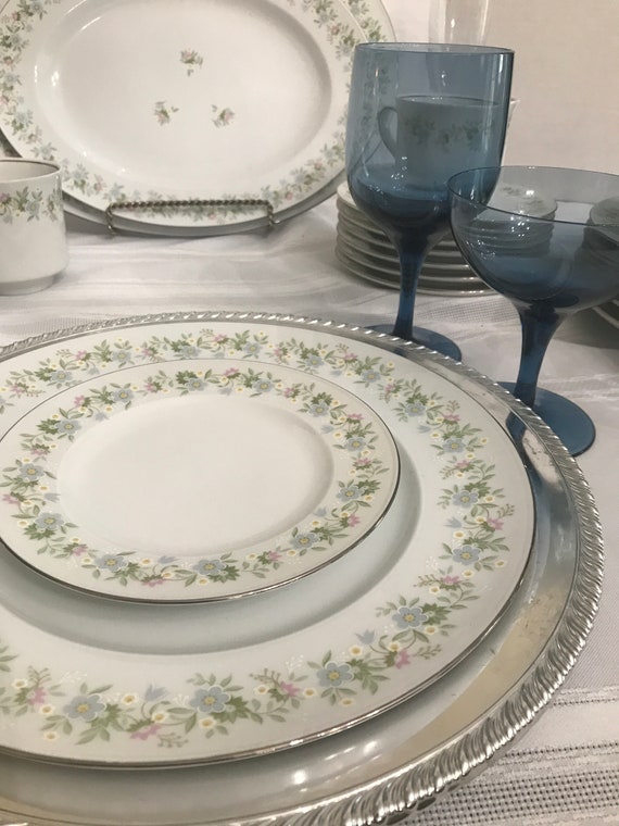 Johann Haviland Forever Spring Plates, Cups, Saucers, and Salt