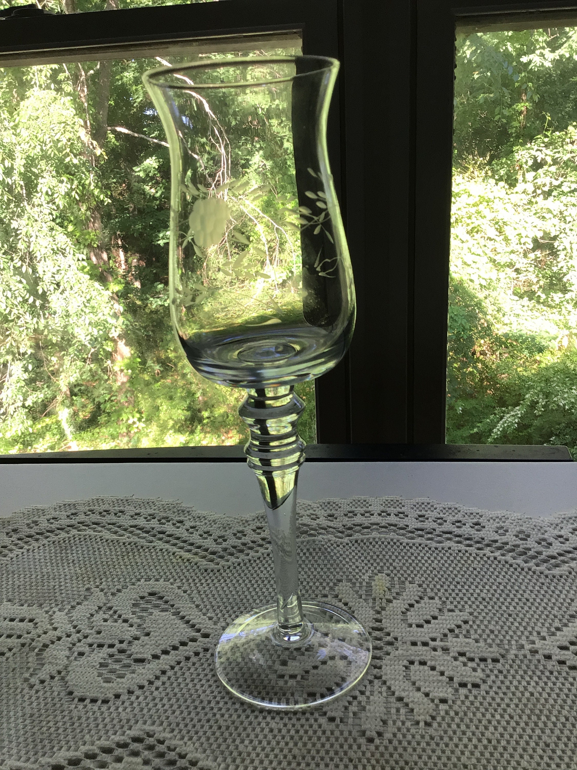 Pedestal Crystal Votive Candle Holders Candlestick/Wedding/ Etsy