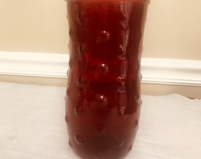 Hoosier Red Bubble Vase