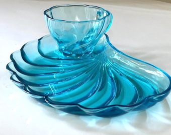 ヘーゼル アトラス「Parti-Ade」スナックセット クリアガラス 4個