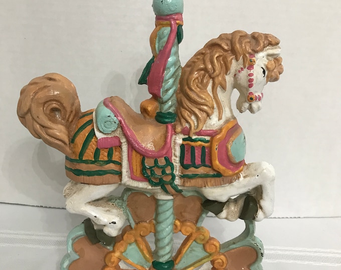Cast Iron Carousel Doorstopper