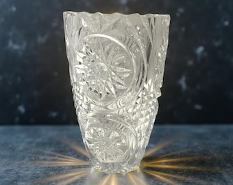 American Brilliant  Vintage Vase, Fresh Flower Vase, Giftware