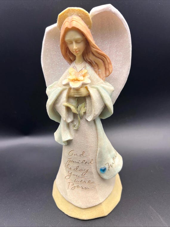 Enesco 2004 Foundations March Birthday Angel Designed by Karen