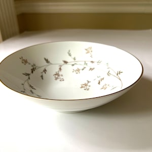 Noritake Andrea 5524 Round Vegetable Bowl, Vintage Serving Bowl
