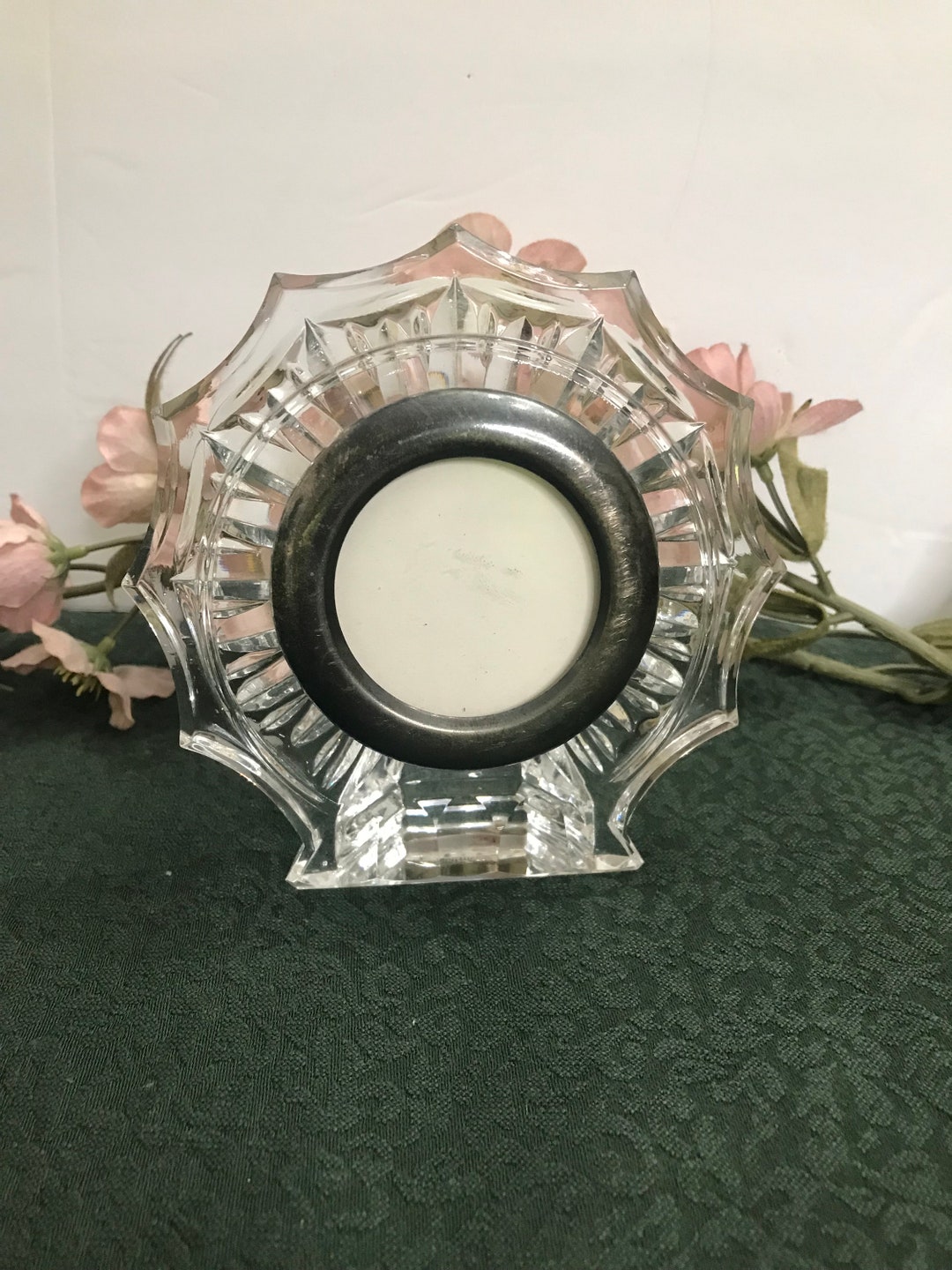 Waterford Crystal Picture Frame Holds 2x2 Picture Etsy