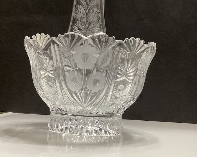Crystal Basket, Rose Garden by Avitra//Floral Basket