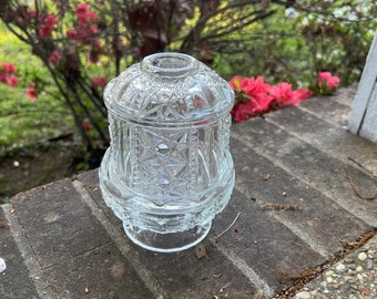 Indiana Glass  Clear Fairy Lamp