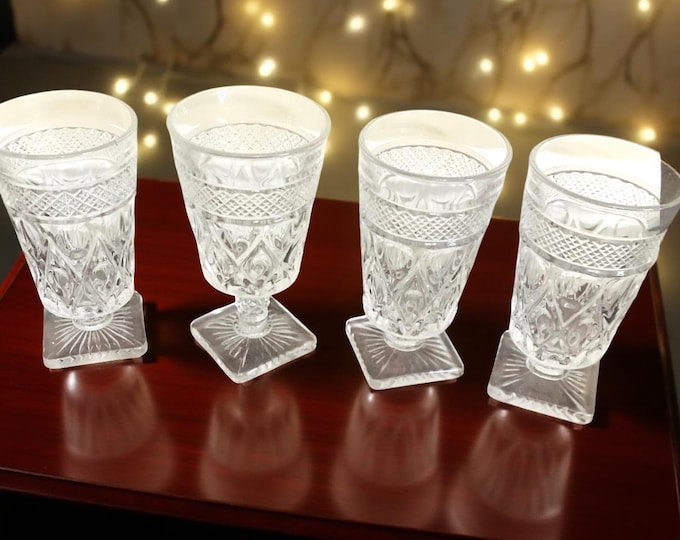 Imperial Cape Cod Water, Wine Goblets, Vintage Glasses, Goblets