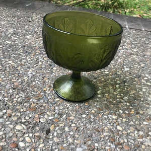 Green FTD Oak Leaf Vase,  Candy Dish,  Shabby Chic